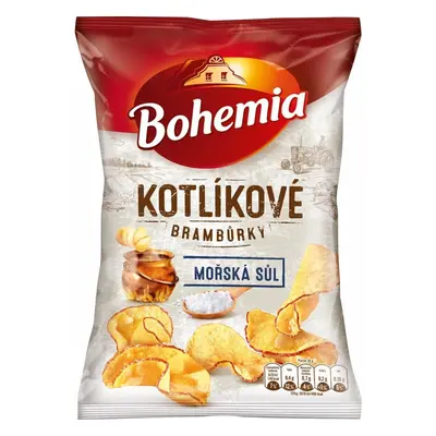 Bohemia Kotlíkové brambůrky mořská sůl