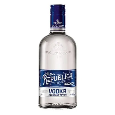 Božkov Republica Třtinová vodka 40% obj.