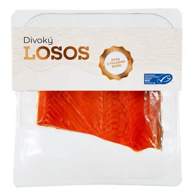 MSC Divoký losos Sockeye Nerka Steak s kůží (rozmrazeno)