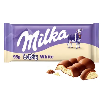 Milka Čokoláda Bubbly bílá a mléčná s bublinkami