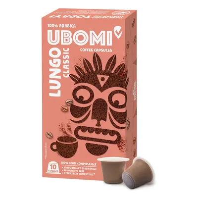 Ubomi Lungo Classic 100% Arabica RFA kávové kapsle