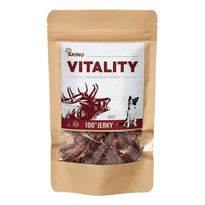 Akinu Vitality Jerky jelen pamlsek pro psy