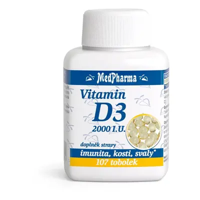 MedPharma Vitamin D3 2000 I.U. tob.107