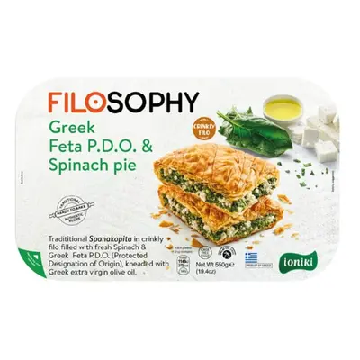 Filosophy Koláč s náplní ze špenátu a řeckého sýru feta CHOP