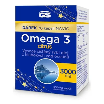 GS Omega 3 citrus 3000mg cps.100+70