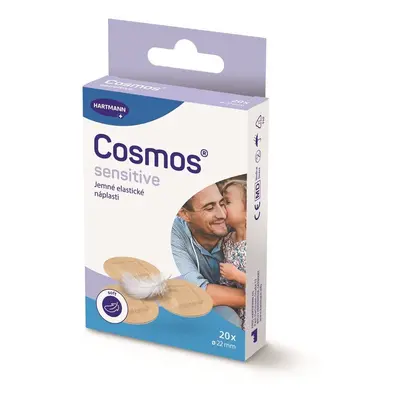 Cosmos sensitive jemná kulatá náplast 22mm 20ks