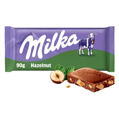 Milka Čokoláda oříšková mléčná s drcenými ořechy