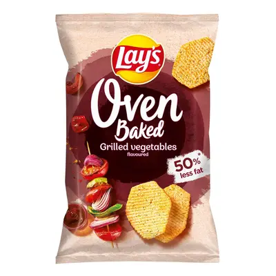 Lay's Chipsy oven baked grilovaná zelenina