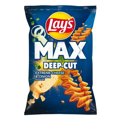 Lay's Max s příchutí sýra a cibulky