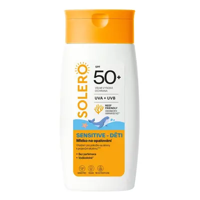 SOLERO Mléko na opal.SENSITIVE DĚTI SPF50+ 200ml