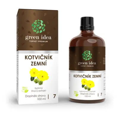 Green idea Kotvičník zemní – tinktura 100ml