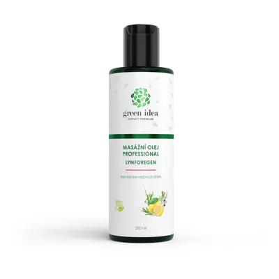 Green idea Professional Lymforegen masážní olej 200 ml