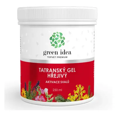 Green idea Tatranský bylinný gel hřejivý 250ml