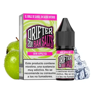 Juice Sauz (Juice Sauz Drifter Salt) 10ml Sour Apple Ice Nikotín: 10mg