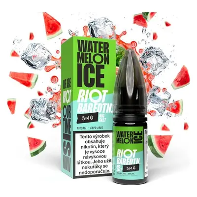 Riot Squad (Riot Squad Salt) 10ml Watermelon Ice (Ledový vodní meloun) Nikotín: 10mg