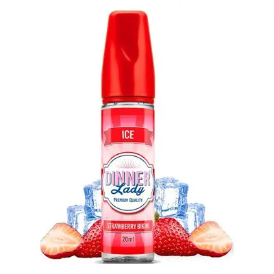 Dinner Lady Příchuť Dinner Lady-Ice Shake and Vape 10/60ml Strawberry Ice