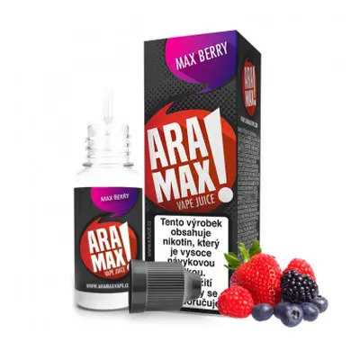 Aramax 10ml Max Berry (Lesní plody) Nikotín: 12mg