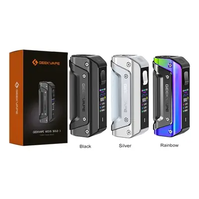 Grip GeekVape Aegis Solo 3 MOD 100W Barva: Černá