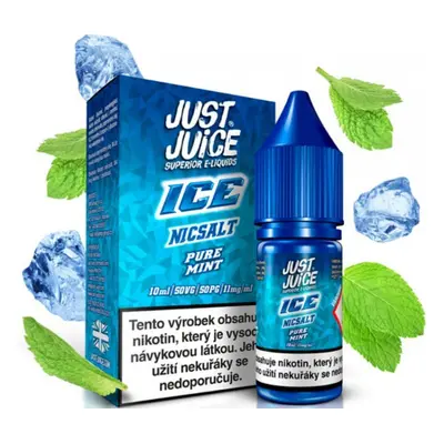 Just Juice (Just Juice Salt) 10ml ICE Pure Mint (Máta & mentol) Nikotín: 20mg