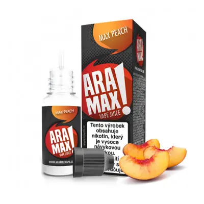 Aramax 10ml Max Peach (Broskev) Nikotín: 3mg