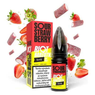 Riot Squad (Riot Squad Salt) 10ml Sour Strawberry (Kyselá jahoda) Nikotín: 10mg