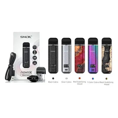 Smok POD Novo X elektronická cigareta 800mAh Barva: Nerezová