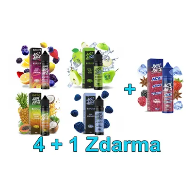 Just Juice (Akce) (Just Juice) 10/60ml 4+1 Zdarma