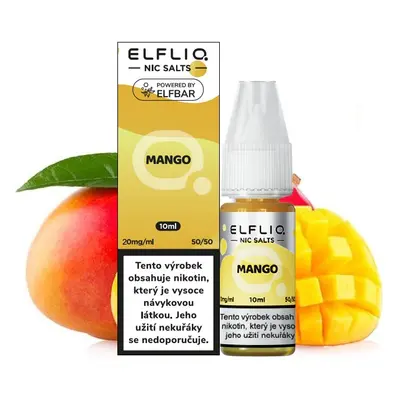 Elf Bar (Elf Bar Elfliq Salt) 10ml Mango Nikotín: 10mg