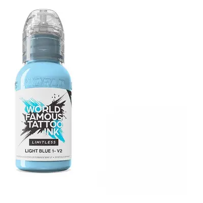 Tetovací barvy WORLD FAMOUS LIMITLESS - Light Blue 1 v2 - 30ML