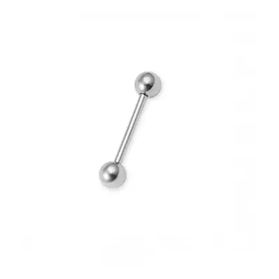 Ocelový piercing Barbell -10ks :: 1,2 x 12 mm