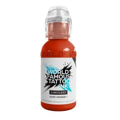 Tetovací barvy WORLD FAMOUS LIMITLESS - DARK ORANGE 1 - 30ML