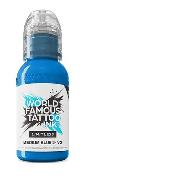 Tetovací barvy WORLD FAMOUS LIMITLESS - Medium Blue 2 v2 - 30ML