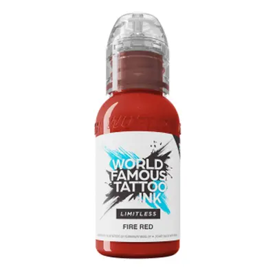 Tetovací barvy WORLD FAMOUS LIMITLESS - Fire Red - 30ML