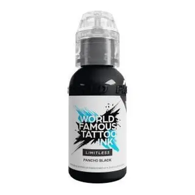 Tetovací barvy WORLD FAMOUS LIMITLESS - PANCHO BLACK - 30ML