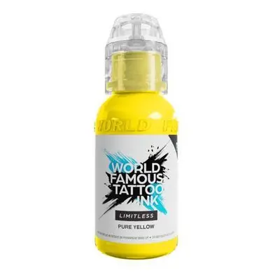 Tetovací barvy WORLD FAMOUS LIMITLESS - PURE YELLOW - 30ML