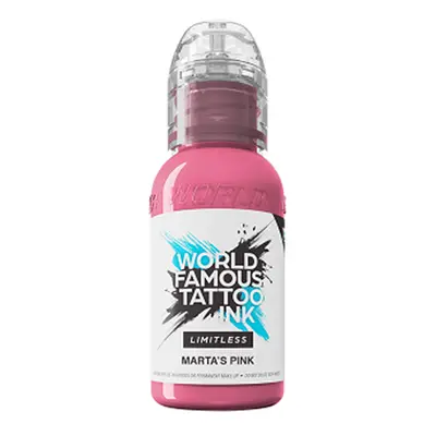 Tetovací barvy WORLD FAMOUS LIMITLESS - Marta´s Pink 30ml