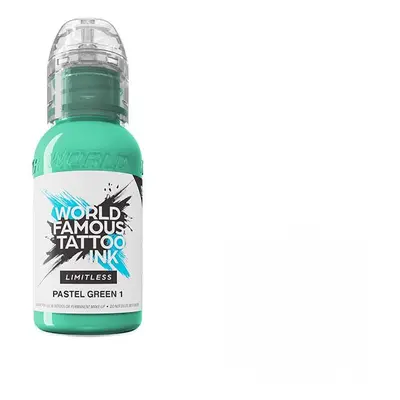 Tetovací barvy WORLD FAMOUS LIMITLESS - Pastel Green 1 v2 - 30ML