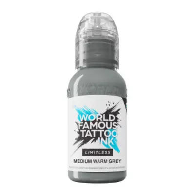 Tetovací barvy WORLD FAMOUS LIMITLESS Medium Warm Grey, 30 ml