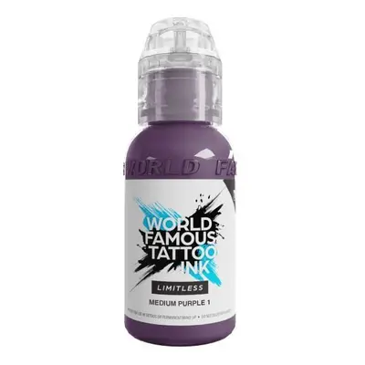 Tetovací barvy WORLD FAMOUS LIMITLESS - MEDIUM PURPLE 1 V2 - 30ML