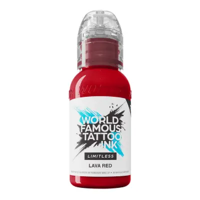 Tetovací barvy WORLD FAMOUS LIMITLESS - LAVA RED - 30ML