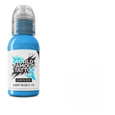 Tetovací barvy WORLD FAMOUS LIMITLESS - Light Blue 2 v2 - 30ML