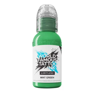 Tetovací barvy WORLD FAMOUS LIMITLESS - Mint Green - 30ML