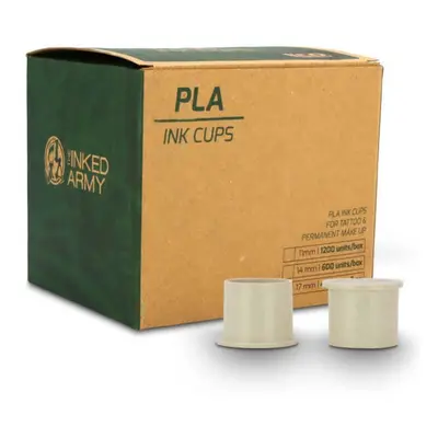 INKED ARMY PLA INK CUPS - Kompostovatelné a biologicky rozložitelné kalíšky :: 17mm - 350ks