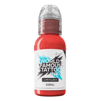 Tetovací barvy WORLD FAMOUS LIMITLESS - Coral - 30ML