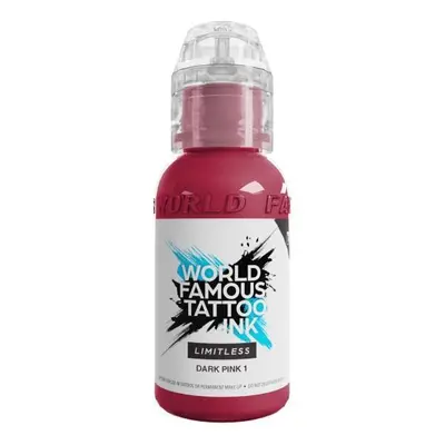 Tetovací barvy WORLD FAMOUS LIMITLESS - DARK PINK 1 V2 - 30ML