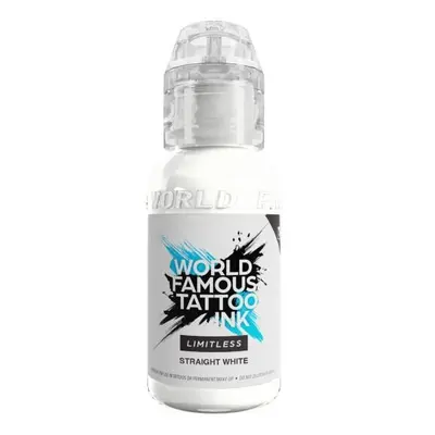 Tetovací barvy WORLD FAMOUS LIMITLESS - STRAIGHT WHITE - 30ML