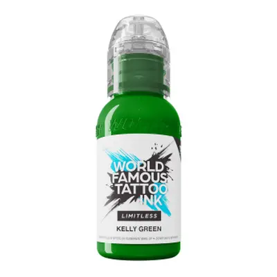 Tetovací barvy WORLD FAMOUS LIMITLESS - KELLY GREEN - 30ML