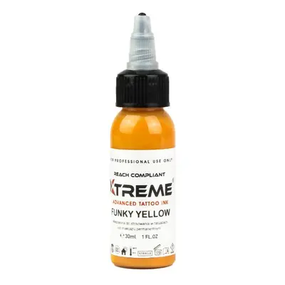 Tetovací barvy XTreme Ink - Funky Yellow 30ml