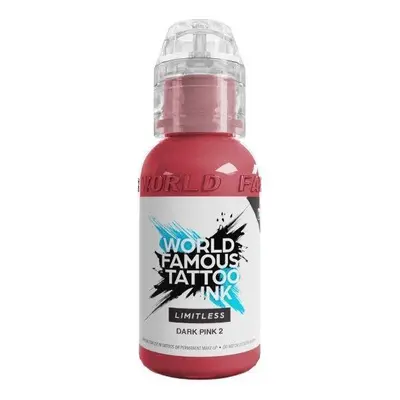 Tetovací barvy WORLD FAMOUS LIMITLESS - DARK PINK 2 - 30ML