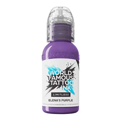 Tetovací barvy WORLD FAMOUS LIMITLESS - Elena´s Purple 30ml